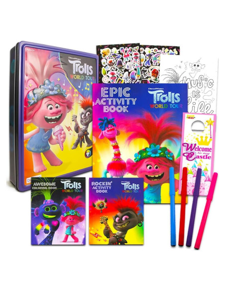 Conjunto de Actividades DreamWorks Trolls - 3 Libros, Pegatinas y Más Conjunto de Actividades DreamWorks Trolls - 3 Libros, Pegatinas y Más