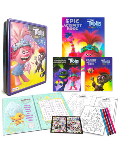 Conjunto de Actividades DreamWorks Trolls - 3 Libros, Pegatinas y Más 2