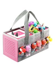 Funda de Tela Rosa para Toniebox y Figuras Tonies - PINSO