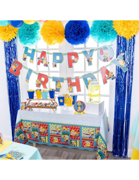 Kit Centro de Mesa Minions Amscan - 7 Piezas - Fiestas Cumpleaños Kit Centro de Mesa Minions Amscan - 7 Piezas - Fiestas Cumpleaños