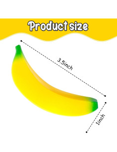 Juguetes Antiestrés de Plátano LovesTown 15PCS - Para Niños 2