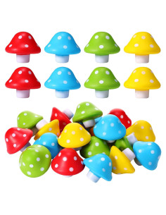 Pelotas Antiestrés Jerify Hongo 20 Pcs 4 cm Colores Brillantes