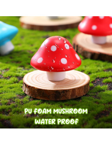 Pelotas Antiestrés Jerify Hongo 20 Pcs 4 cm Colores Brillantes