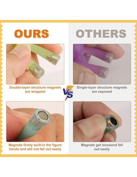 6 Piezas de Juguetes Magnéticos Laleay para Niños y Adultos 6 Piezas de Juguetes Magnéticos Laleay para Niños y Adultos