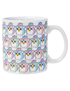 Taza Cerámica Pearlescent Furby Silver Buffalo 591ml