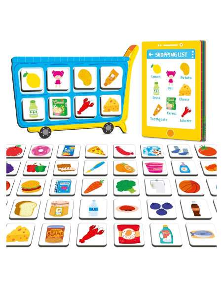 Juego de Lista de Compras Magnética SpriteGru - Educativo 3+ Años