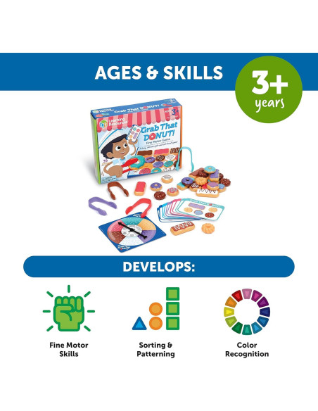 Juego educativo ¡Atrapa ese donut! Learning Resources 24 piezas