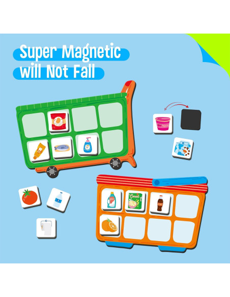 Juego de Lista de Compras Magnética SpriteGru - Educativo 3+ Años