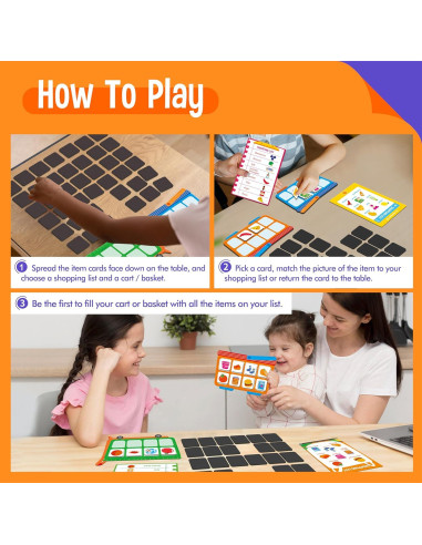 Juego de Lista de Compras Magnética SpriteGru - Educativo 3+ Años