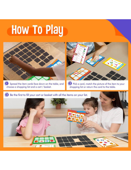 Juego de Lista de Compras Magnética SpriteGru - Educativo 3+ Años