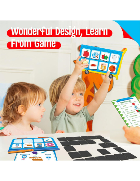 Juego de Lista de Compras Magnética SpriteGru - Educativo 3+ Años