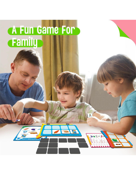 Juego de Lista de Compras Magnética SpriteGru - Educativo 3+ Años