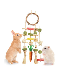 Juguete Colgante Grande para Conejos Jorewood - Salud Dental