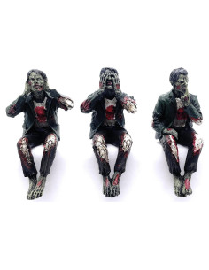 Figuritas de Zombie RUSTIX Walking Dead - Adornos de Horror 10.16 cm