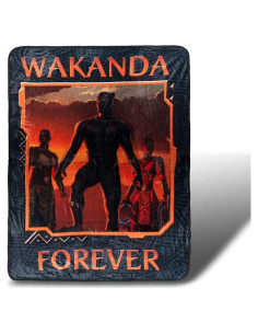Manta de Forro Marvel Black Panther 114.3x152.4 cm Suave