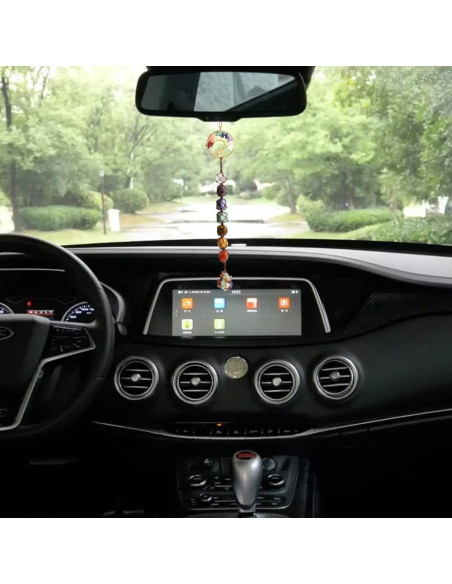 Juego de Adorno del Árbol de la Vida y Pulsera 7 Chakras VNVETYTO Juego de Adorno del Árbol de la Vida y Pulsera 7 Chakras VNVETYTO