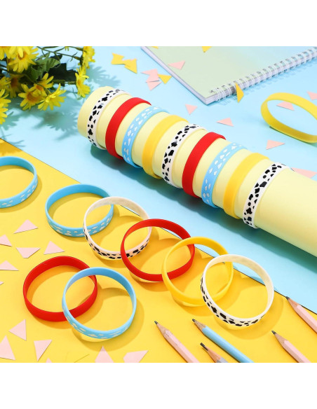 24 Pulseras de Silicona de Cuento de Dibujos Animados Landical