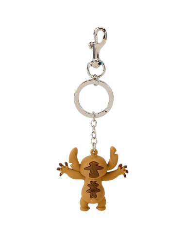 Llavero 3D de Galleta de Jengibre Stitch Loungefly