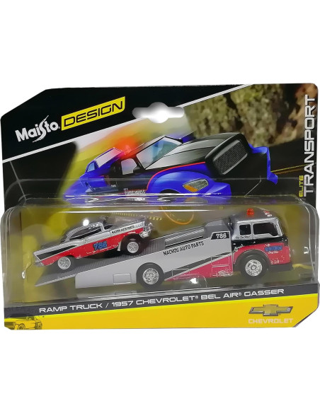 Bburago Camión y Coche Escala 1/64 Elite Transport 1957 Bel Air