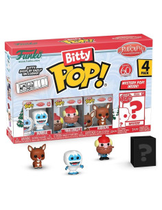 Funko Bitty Pop! Rudolph 4-Pack: Bumble, Yukon, Rudolph y Misteriosa
