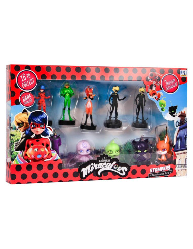 Sellos de Miraculous Ladybug P.M.I. - 12 Coleccionables