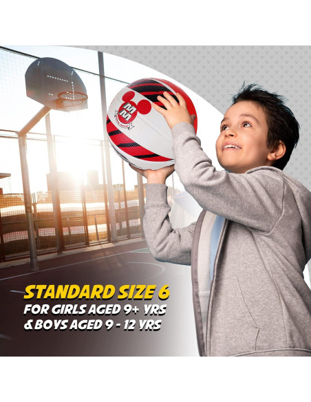 Balón de Baloncesto Capelli Sport Mickey Mouse Tamaño 6