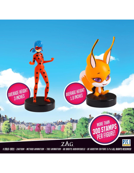Sellos de Miraculous Ladybug P.M.I. - 12 Coleccionables Sellos de Miraculous Ladybug P.M.I. - 12 Coleccionables