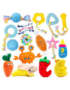 Juguetes para Perros Pequeños Bestdoggo 18 Piezas Seguros