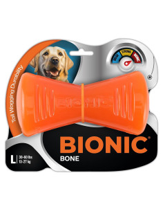 Hueso BIONIC Grande para Perros - Juguete Interactivo Duradero