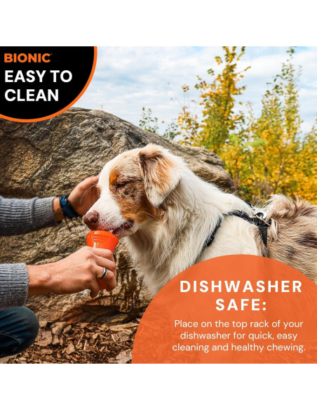 Hueso BIONIC Grande para Perros - Juguete Interactivo Duradero