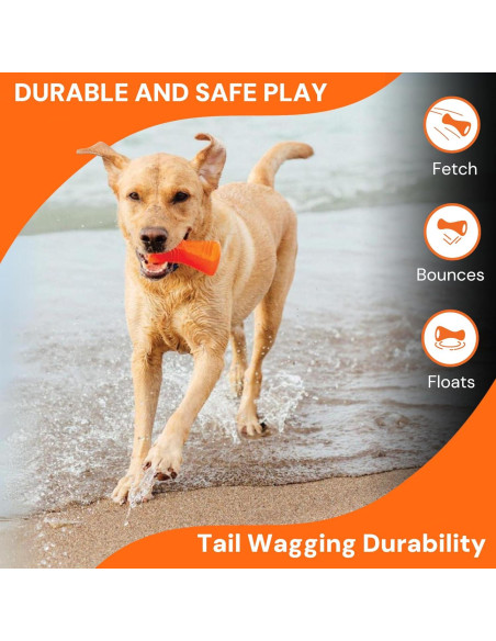 Hueso BIONIC Grande para Perros - Juguete Interactivo Duradero