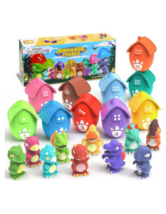 Juguete de Aprendizaje Zippytots Dino 20 Piezas Montessori