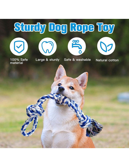 Juguetes de Cuerda para Perros UPSKY 2 Piezas 29cm