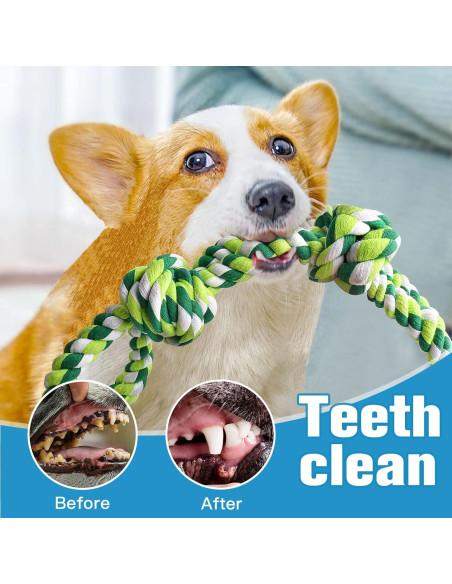 Juguetes de Cuerda para Perros UPSKY 2 Piezas 29cm