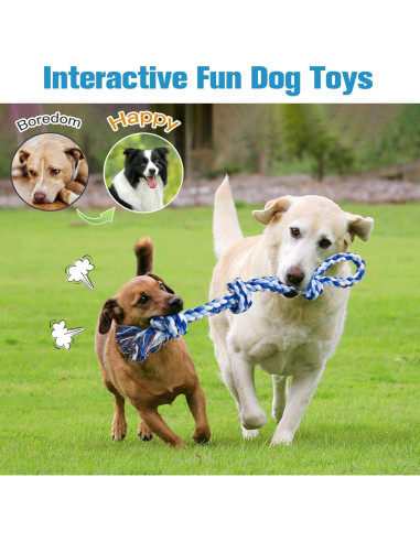 Juguetes de Cuerda para Perros UPSKY 2 Piezas 29cm