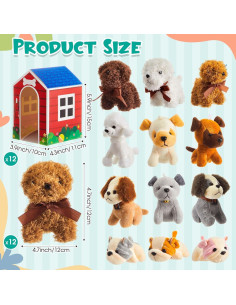 Set de Fiesta para Perros ShinyRelief 24 Pcs - Cajas y Peluches 2
