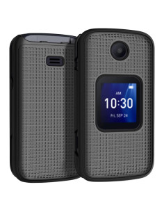 Funda Dura Nakedcellphone para Alcatel Go Flip 4 - Negro