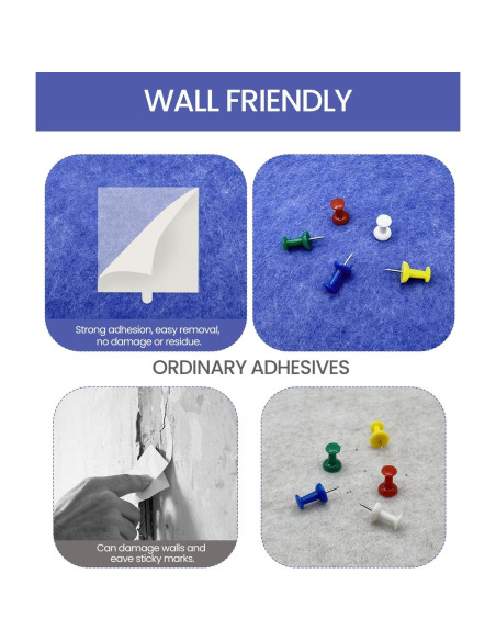 Paneles Acústicos Hexagonales Aipiahio 8 Piezas Azul 30x25.9 cm