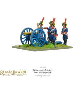 Artillería a pie española 8-Pdr Warlord Games 28mm Metal 2
