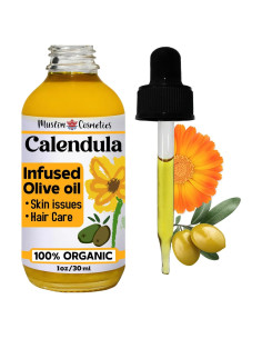 Aceite de Caléndula Orgánico 30ml - Cosméticos Musulmanes
