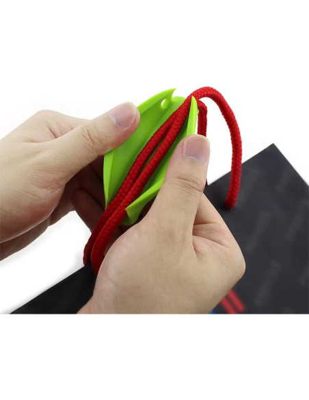 Soporte de bolsa de plástico con mango de silicona - 9x2.3x2.5 cm