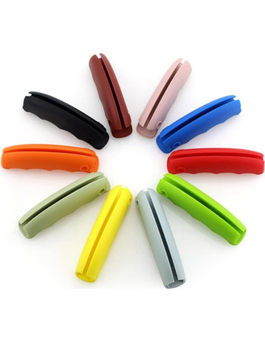 Soporte de bolsa de plástico con mango de silicona - 9x2.3x2.5 cm