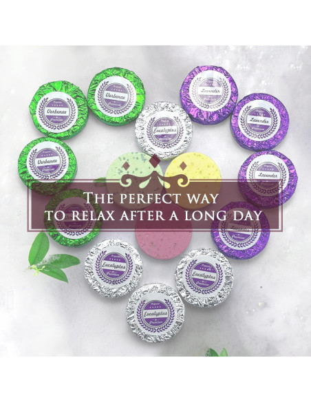 Juego de Pastillas de Vapor para Ducha Leoce - 45pcs Aromas