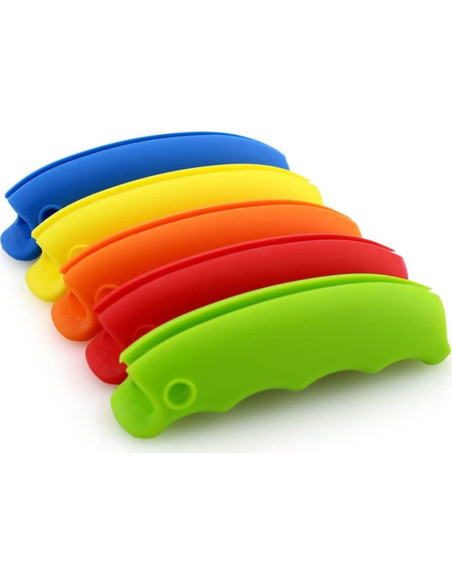 Soporte de bolsa de plástico con mango de silicona - 9x2.3x2.5 cm