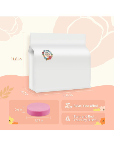 Juego de Pastillas de Vapor para Ducha Leoce - 45pcs Aromas