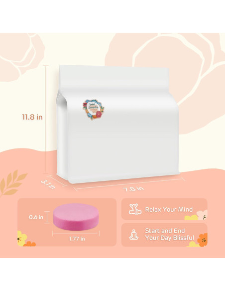 Juego de Pastillas de Vapor para Ducha Leoce - 45pcs Aromas