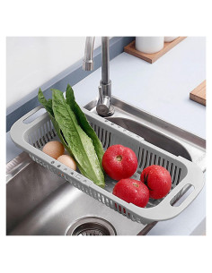 Colador Expandible MineSign para Fregadero - Gris Ajustable