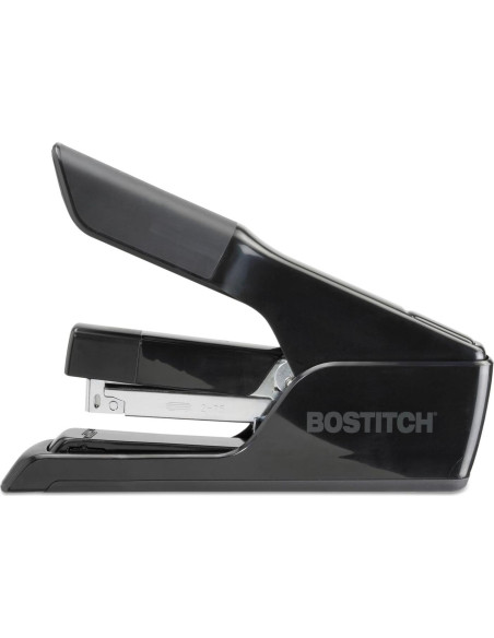 Grapadora Bostitch EZ Squeeze 75 Hojas Clinch Plano Negra