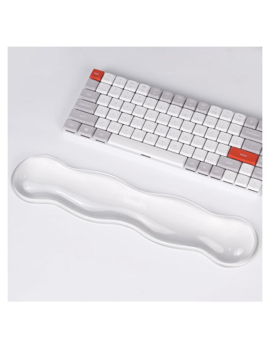 Reposamuñecas de Gel Transparente CASUCATTE - Antideslizante, Ergonómico