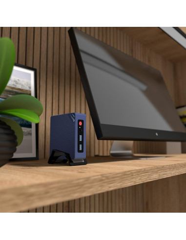 Soporte Vertical Mini PC CaSZLUTION para Beelink S12 Pro Negro